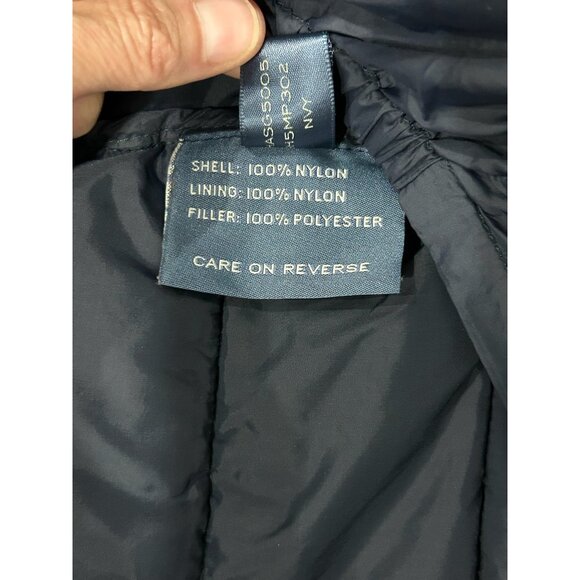 G.H. Bass & Co. Puffer Vest Navy Quilted Full Zip Pockets Sz XXL - Picture 7 of 9